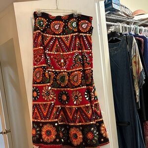 Vintage Colorful Bohemian Women's Skirt & wrap